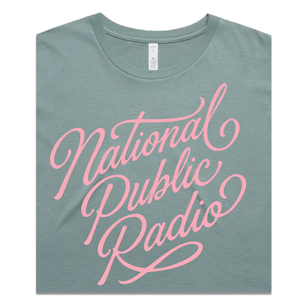 National Public Radio Script Crop Top - Image 3