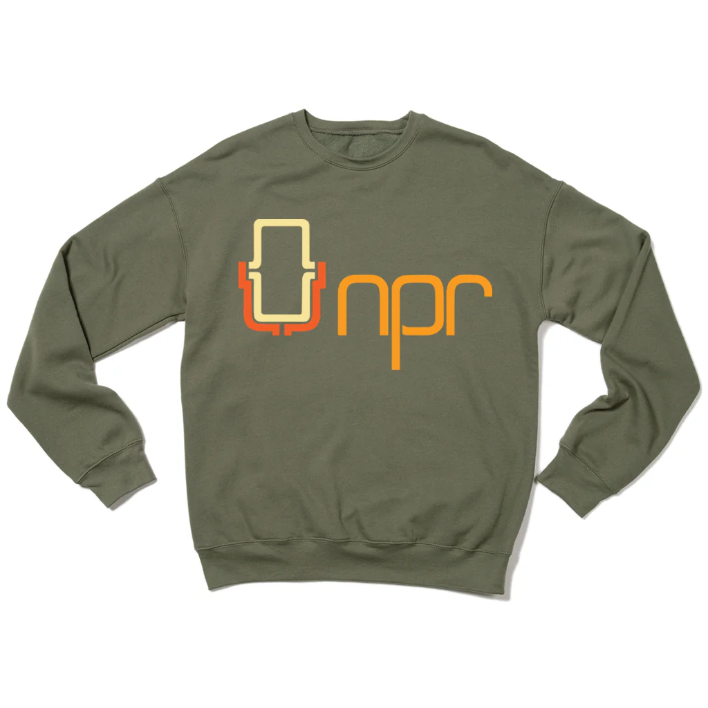 NPR '70s Full Color Logo Crewneck Sweatshirt - Image 3