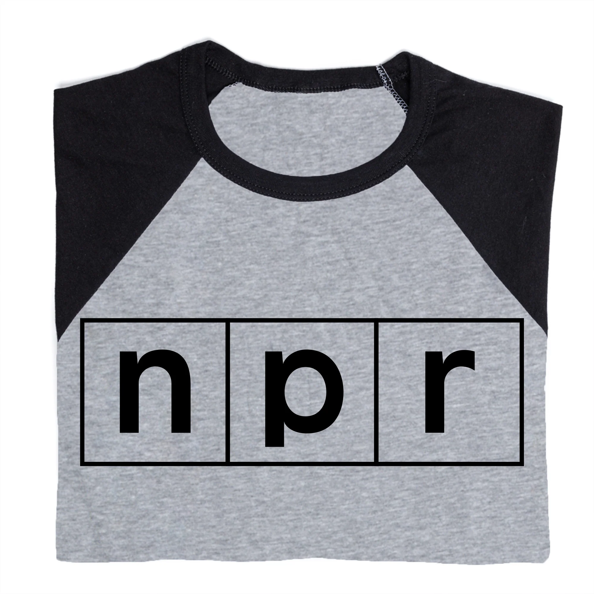 NPR Logo 3/4 Sleeve Tee - Image 3