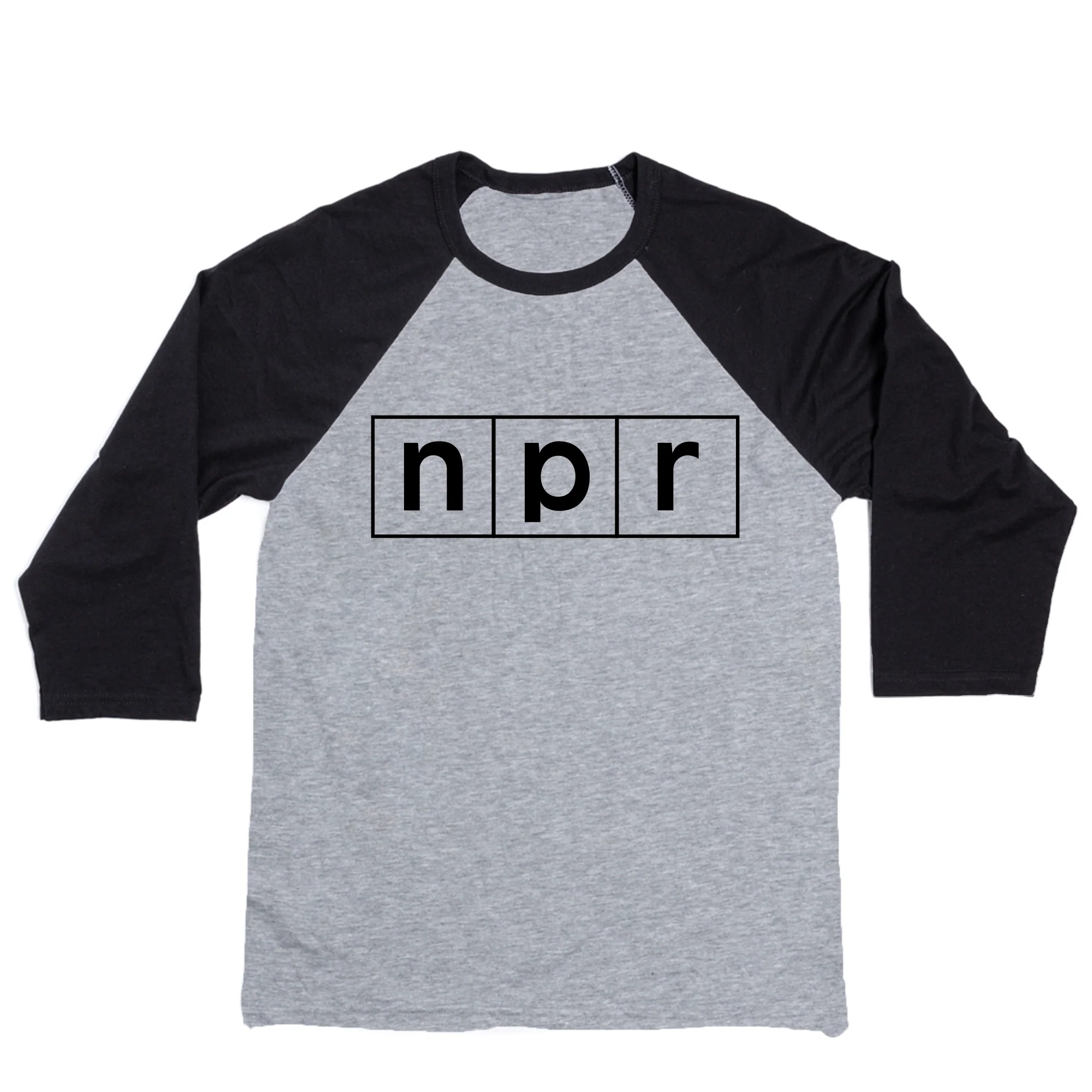 NPR Logo 3/4 Sleeve Tee - Image 4
